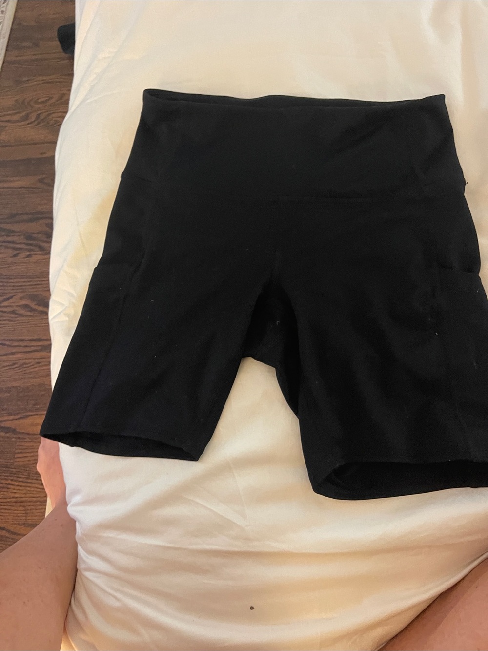 Zella Black Mid-Rise Bike Shorts